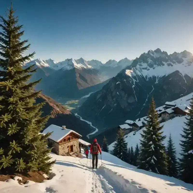 Trekking natalizio: panorami mozzafiato e magia delle feste in [CONTESTO]