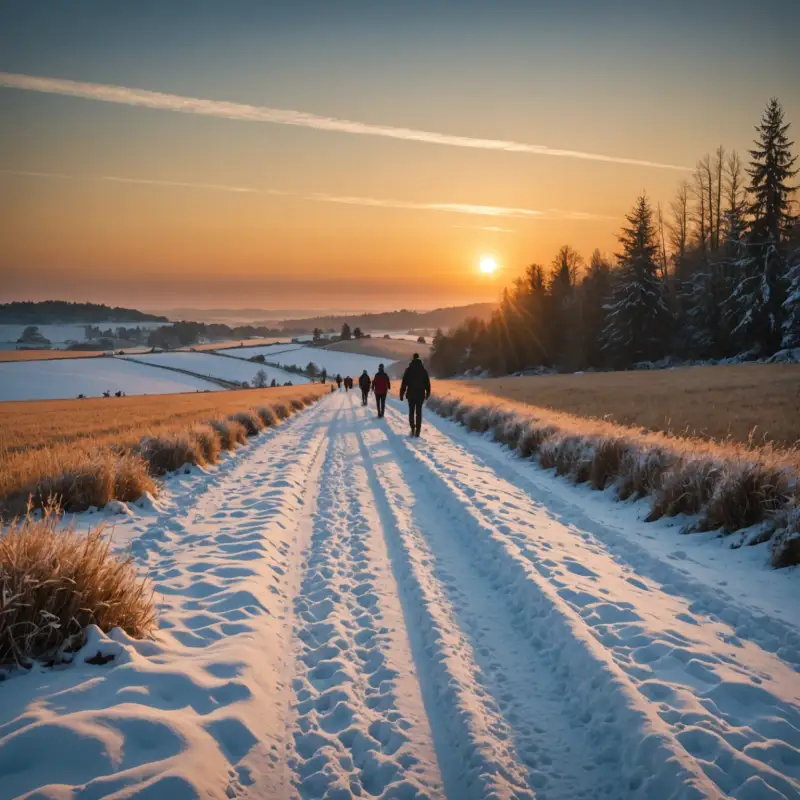 Passeggiate al tramonto in inverno: itinerari suggestivi e consigli pratici