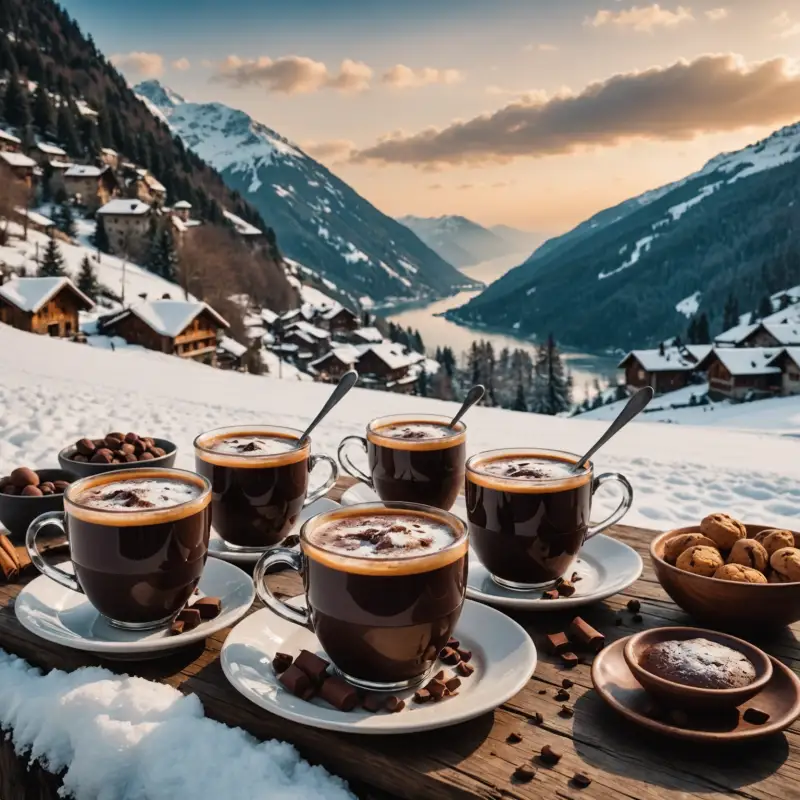 Cioccolata calda gourmet: itinerari d’inverno tra sapori e panorami a [CONTESTO]