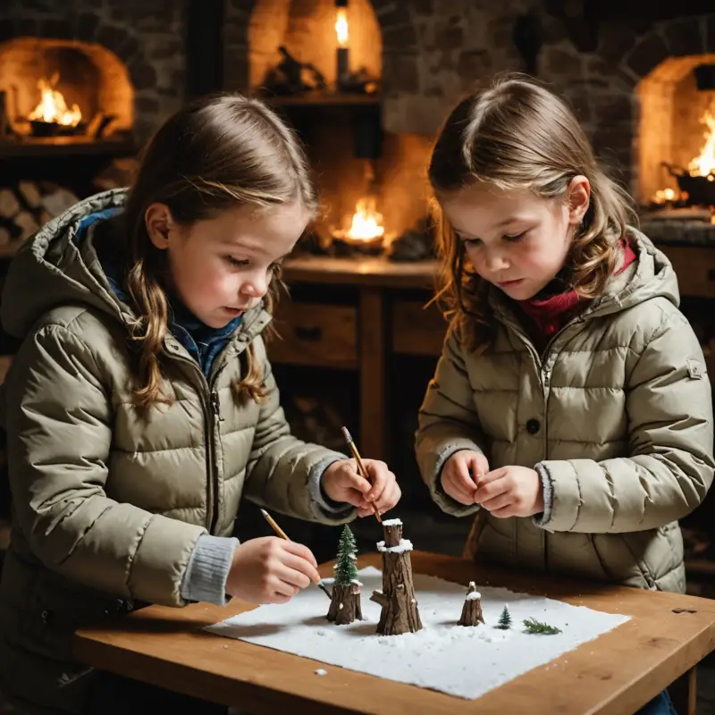 Laboratori creativi per bambini d’inverno: itinerari e idee tra arte, natura e divertimento