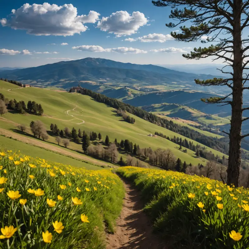 Accogliere la primavera: prime fioriture e trekking leggeri tra Grosseto e Monte Amiata