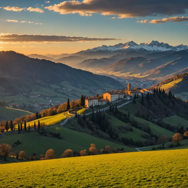 Alba e tramonto in collina d’inverno: esperienze magiche tra Lucca e Alpi Apuane