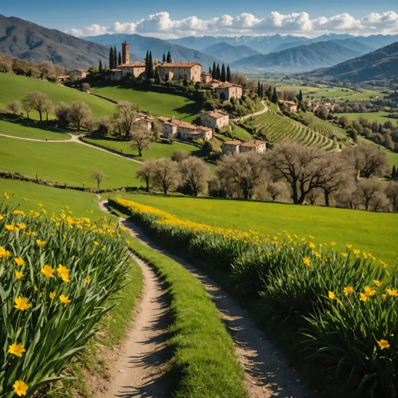 Verso la primavera: prime fioriture e trekking leggeri tra Lucca e Versilia