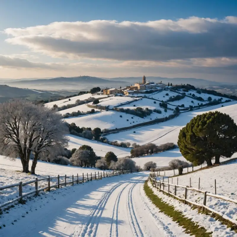 Neve in Maremma: itinerari invernali tra colline, borghi e webcam live