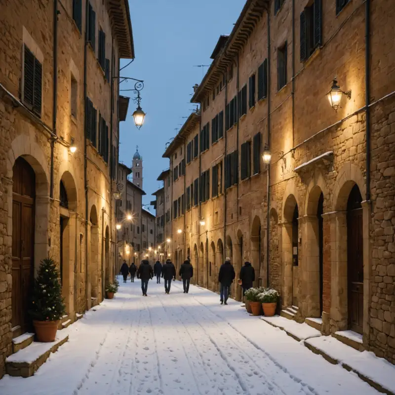 Siena – Inverno, Siena