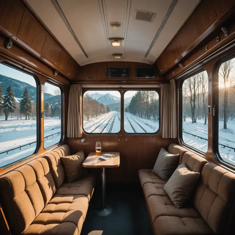 Viaggi in treno panoramico d’inverno: esperienze uniche tra natura, arte e relax
