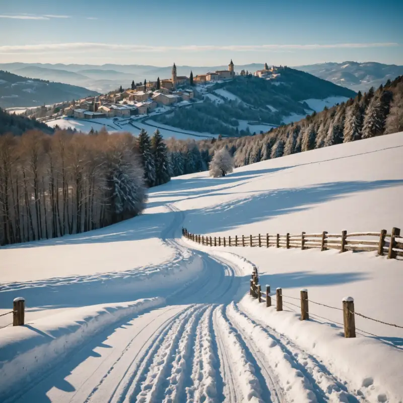 Scoprire la magia delle camminate sulla neve nel cuore del Valdarno Fiorentino